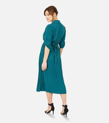 New look hot sale teal dress