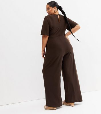 dark brown jumpsuit