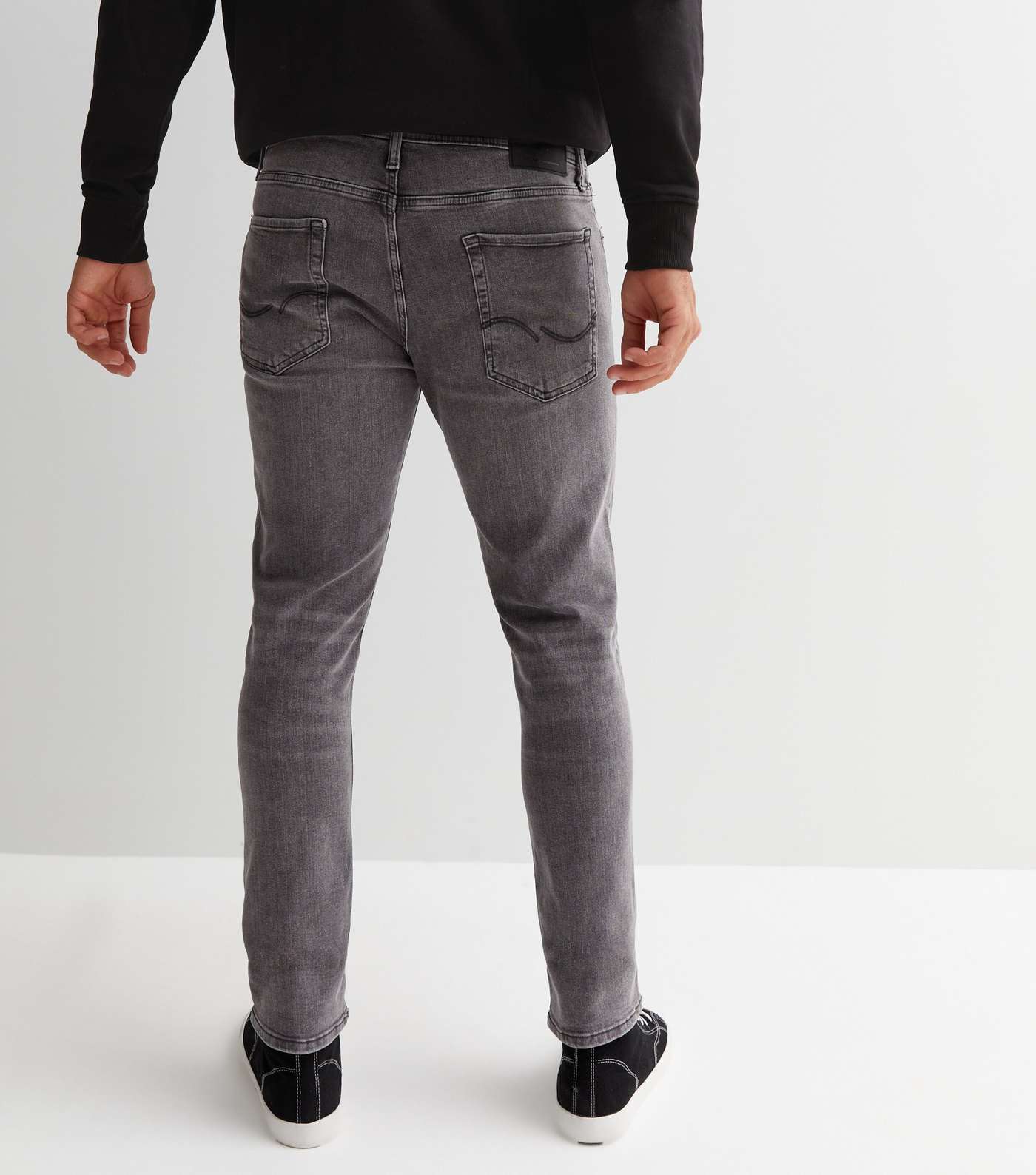 Jack & Jones Grey Regular Fit Jeans Image 4