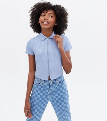 Button down store polo for girls