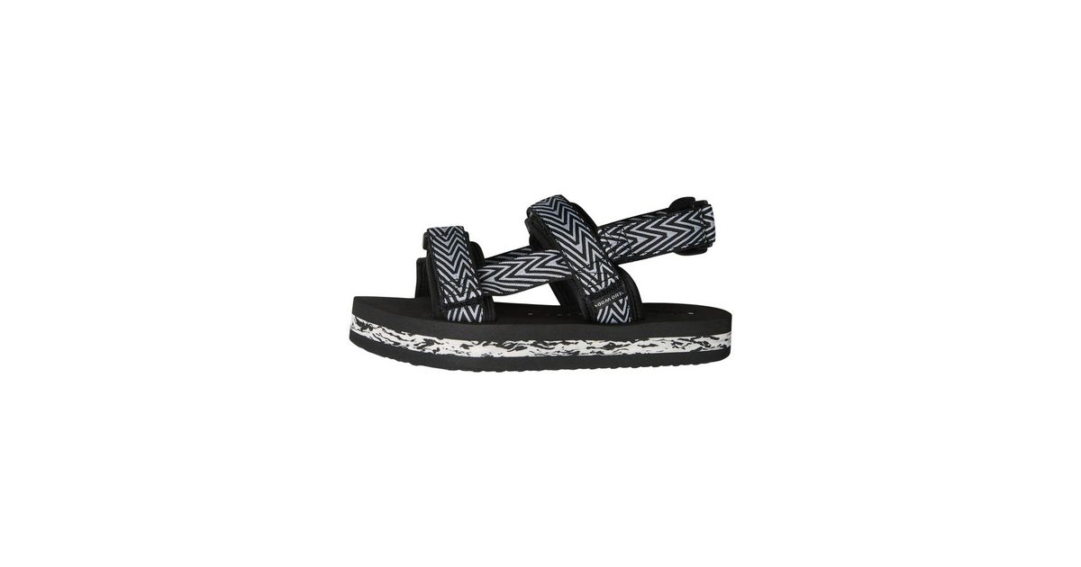 Vero Moda Black Zig Zag Strappy Chunky Sandals New Look