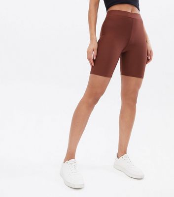 brown nike cycling shorts