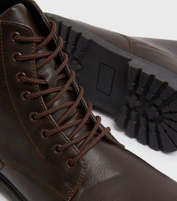 combat boots dark brown