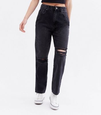 DIESEL Denim Woman in Black Womens Clothing Jeans Straight-leg jeans 