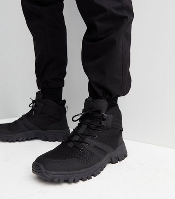 Black cheap boot trainers