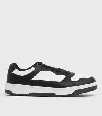 Black Contrast Panel Chunky Trainers