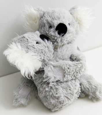 Pale Grey Hugging Koala Hottie