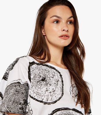 Click to view product details and reviews for Apricot Off White Tree Trunk Oversized T Shirt New Look.