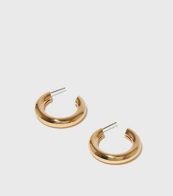 madewell chunky hoop earrings