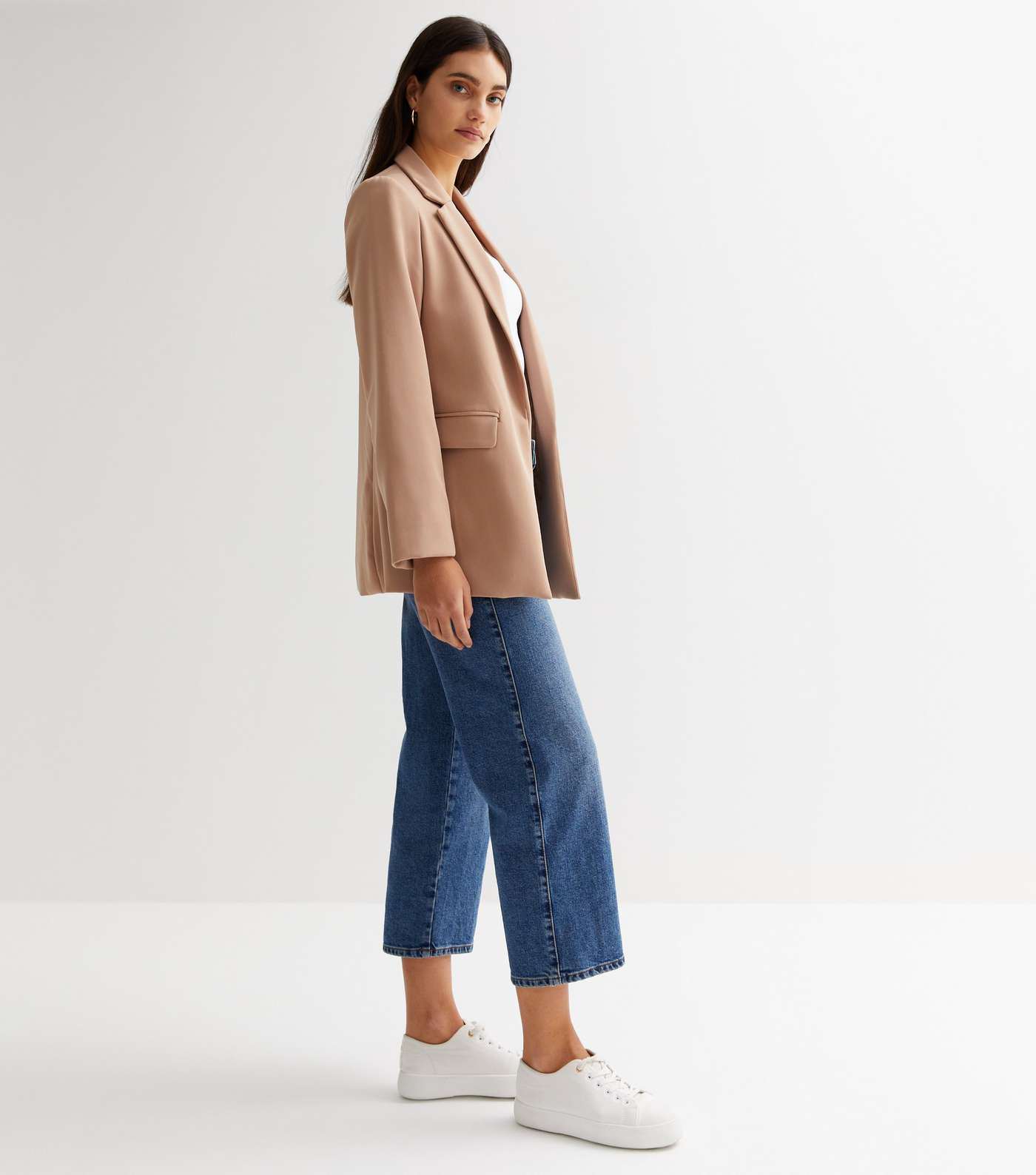 Camel Relaxed Fit Blazer Image 2
