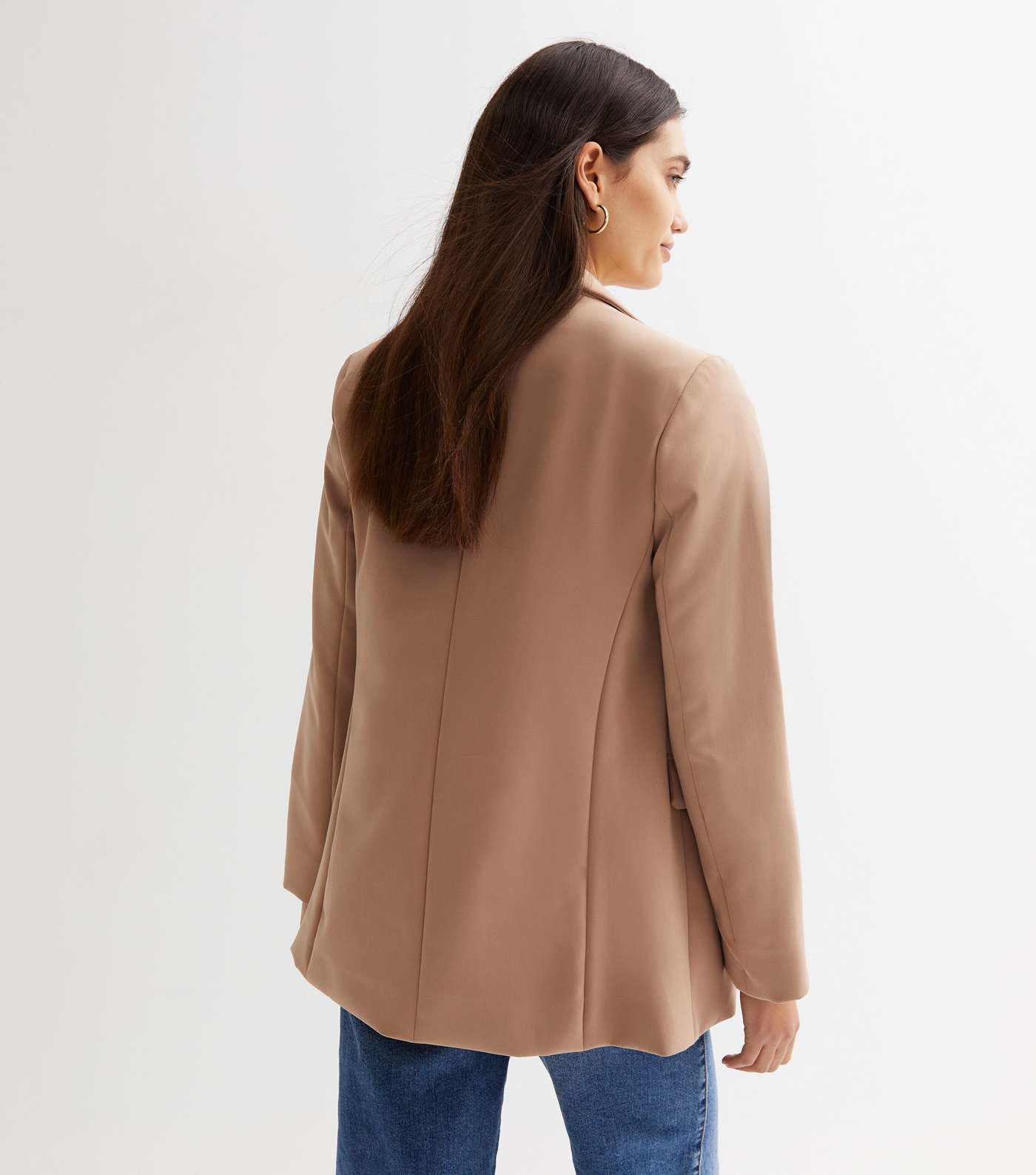 Camel Relaxed Fit Blazer Image 4
