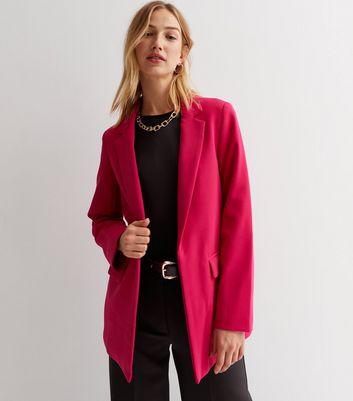 Deep Pink Long Sleeve Relaxed Fit 