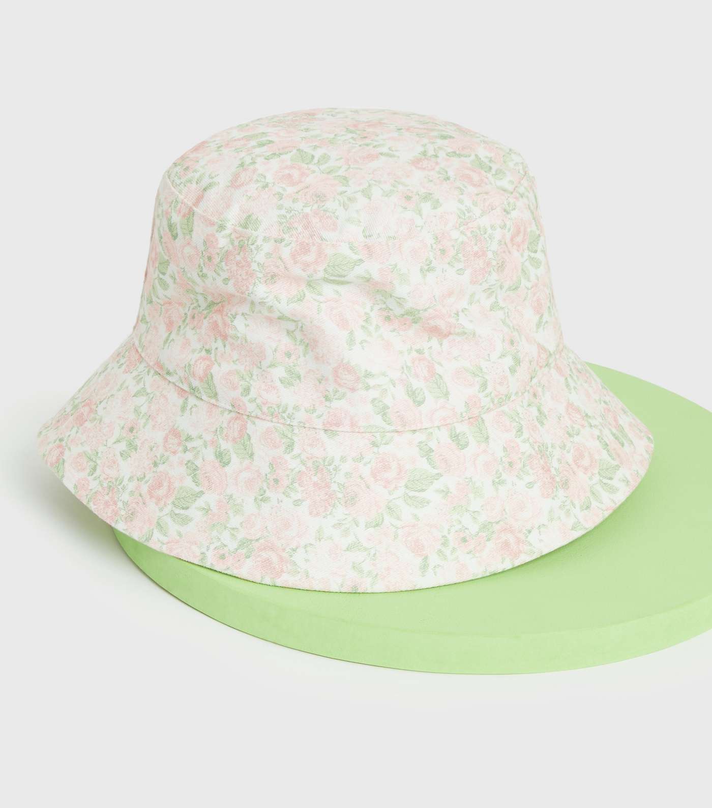 Feeling Rosy White Rose Bucket Hat Image 2