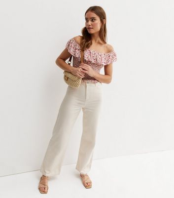 New look best sale white bardot top