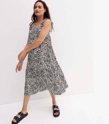 Leopard on sale strap dress