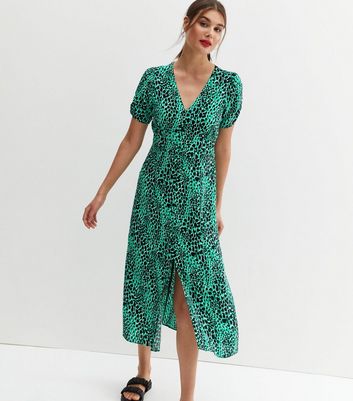 New look clearance green tea dress