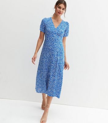 Blue tea dress store uk