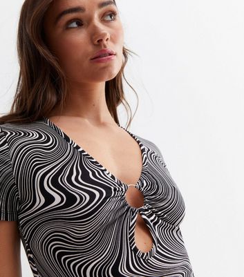 Click to view product details and reviews for Black Marble Ring Front Cut Out Crop Top New Look. Click to view product details and reviews for Black Marble Ring Front Cut Out Crop Top New Look.