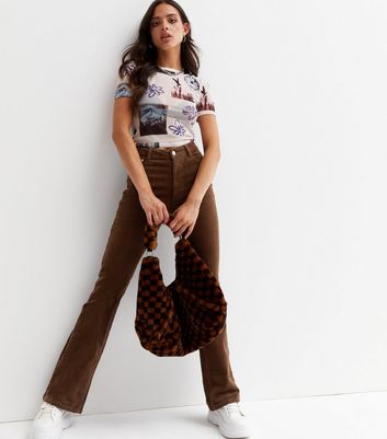Beige Alina high-rise wool-blend trousers | Victoria Beckham | MATCHES UK