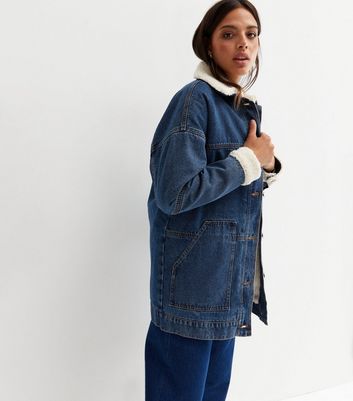 Topshop oversized hot sale denim jacket