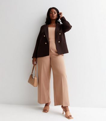 Curves Brown Utility Blazer | New Look