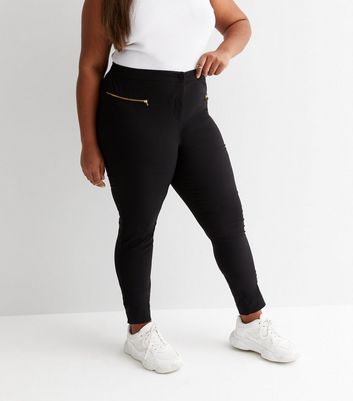 New Look Curve coord tie side trouser in black  ASOS
