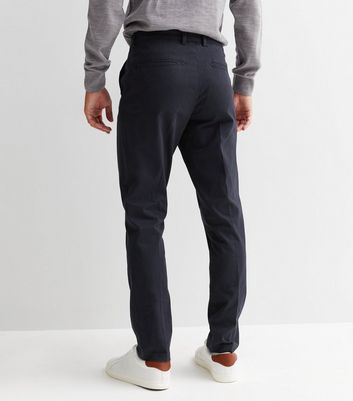 SELECTED-16074054-238176 Men's Selected Chino Trousers plain brown
