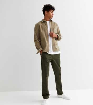 Khaki Slim Fit Chinos