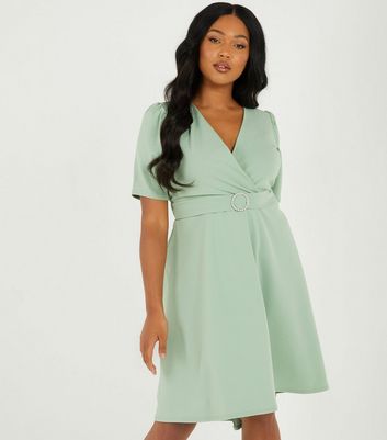 Pastel wrap outlet dress