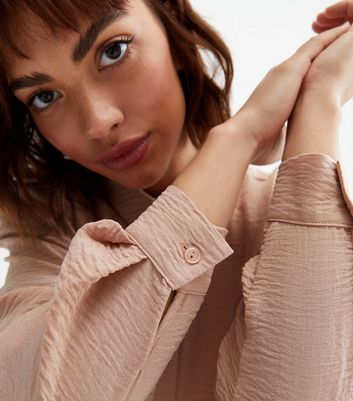 Click to view product details and reviews for Pale Pink Oversized Shirt New Look.