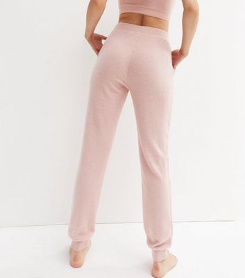 Pink 2025 ribbed joggers