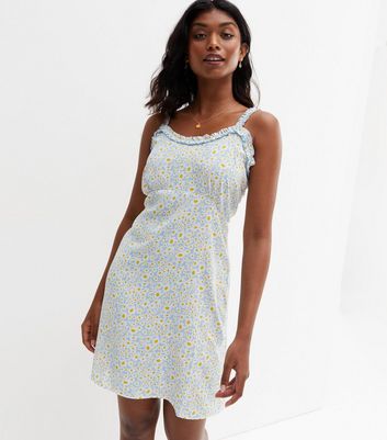 Uo wren linen store ruffle mini dress