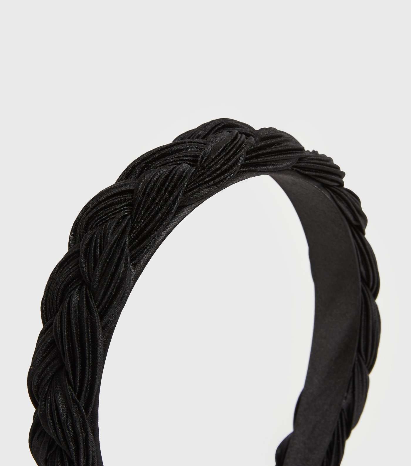 Black Plaited Headband Image 2