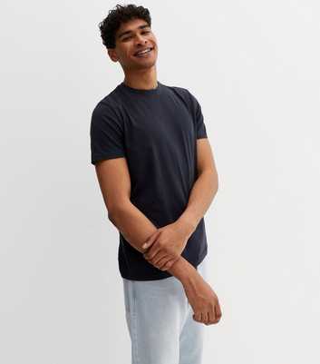 Navy Short Sleeve Crew Neck T-Shirt