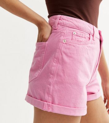 CREATIVE KIDS Girl Pink Denim Shorts with Belt (2-3 Years, Pink) :  Amazon.in: Clothing & Accessories