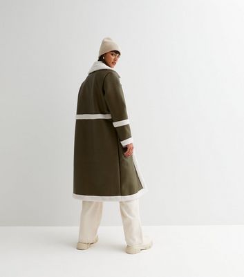 Hooded borg maxi online coat