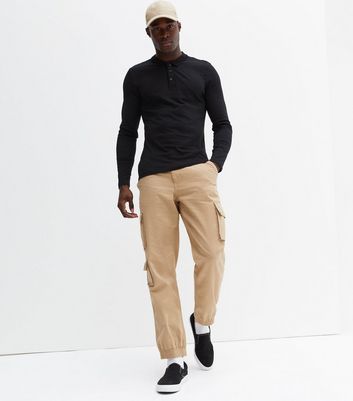 Cargo pants with sales polo shirt