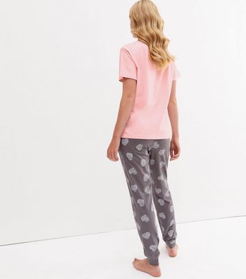 Womens Clothing Nightwear and sleepwear Pyjamas Grey Dune Long Logo Pyjama Set in Grey 