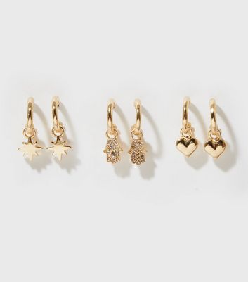 New look gold on sale earrings