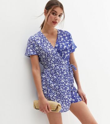 new look ditsy playsuit