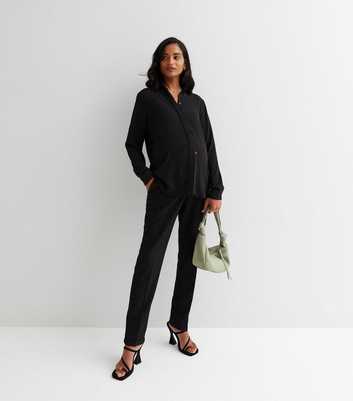 Maternity Black Over Bump Slim Fit Trousers