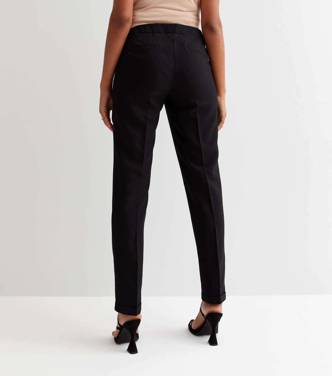 Maternity Black Over Bump Slim Fit Trousers Image 4