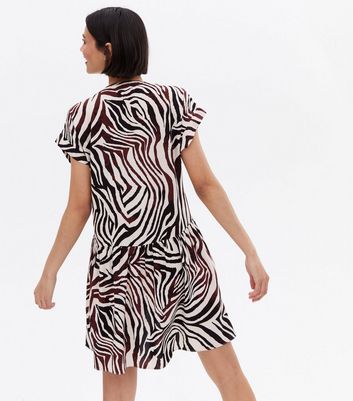 Button Front Mini Smock Dress 