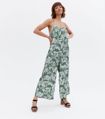 Green hotsell leaf jumpsuit