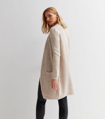 Stone longline outlet cardigan