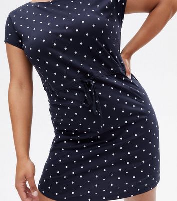 Click to view product details and reviews for Only Curves Navy Spot Drawstring Mini Dress New Look. Click to view product details and reviews for Only Curves Navy Spot Drawstring Mini Dress New Look.