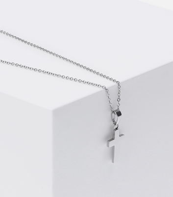 new look cross necklace