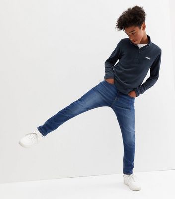 Jungs Jungs Bekleidung Regatta Kids Navy Fleece High Neck Jacket Jungs Jungs Bekleidung Regatta Kids Navy Fleece High Neck Jacket