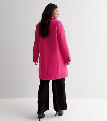 New look clearance petite pink coat