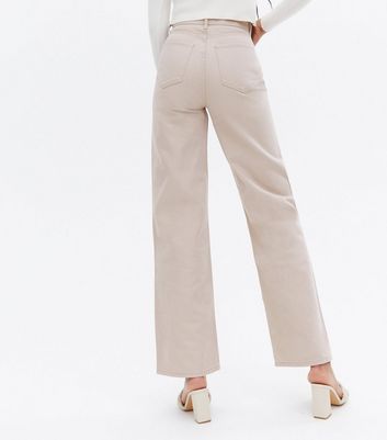Click to view product details and reviews for Tall Stone High Waist Adalae Wide Leg Jeans New Look.